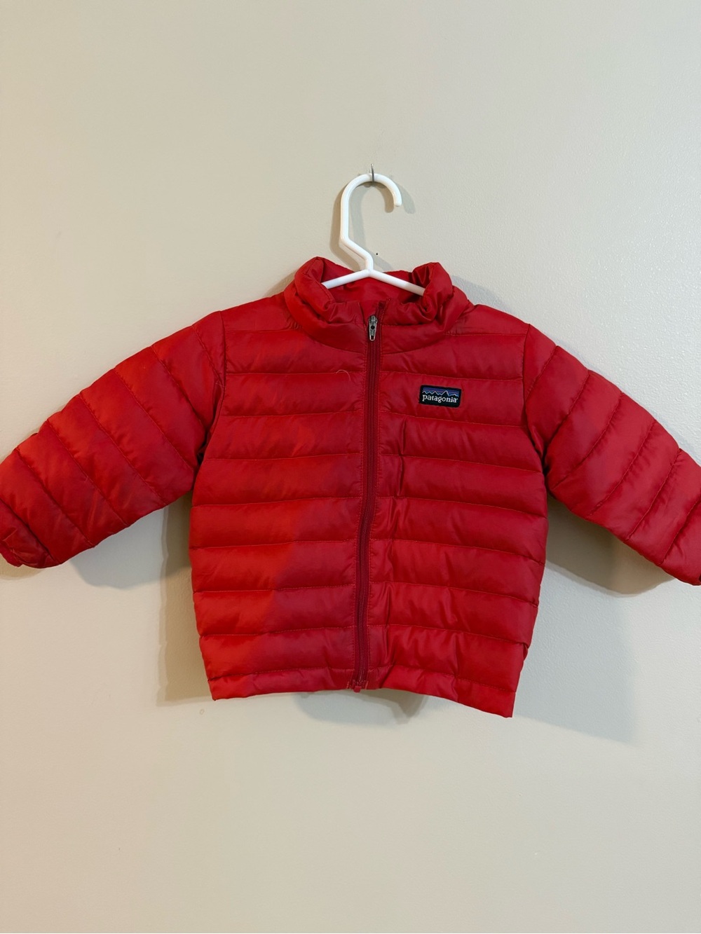 Patagonia Kids' Red Lightweight Puffer Jacket 12 months